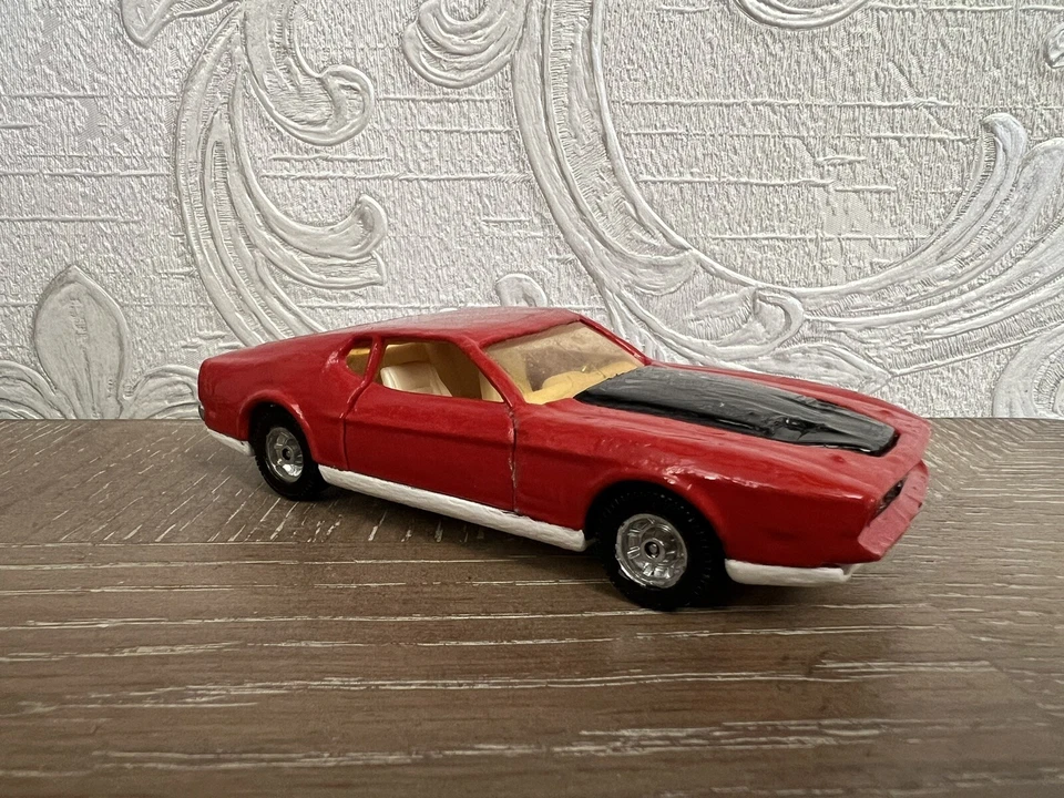 REPINTADO VINTAGE CORGI 391 WHIZZWHEELS FORD MUSTANG MACH 1 JAMES BOND Foto 4 de 4