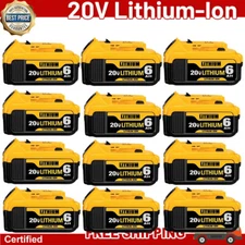 6Ah Replacement For DeWalt 20Volt Max Li-Ion Lithium ion Battery DCB206-2 DCB200