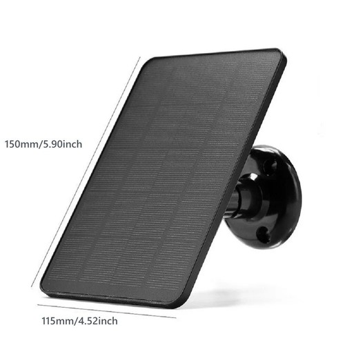 Solarpanel für Überwachungskamera Aussen DC 5V Outdoor Akku Kamera mit Micro USB - Bild 9 von 23