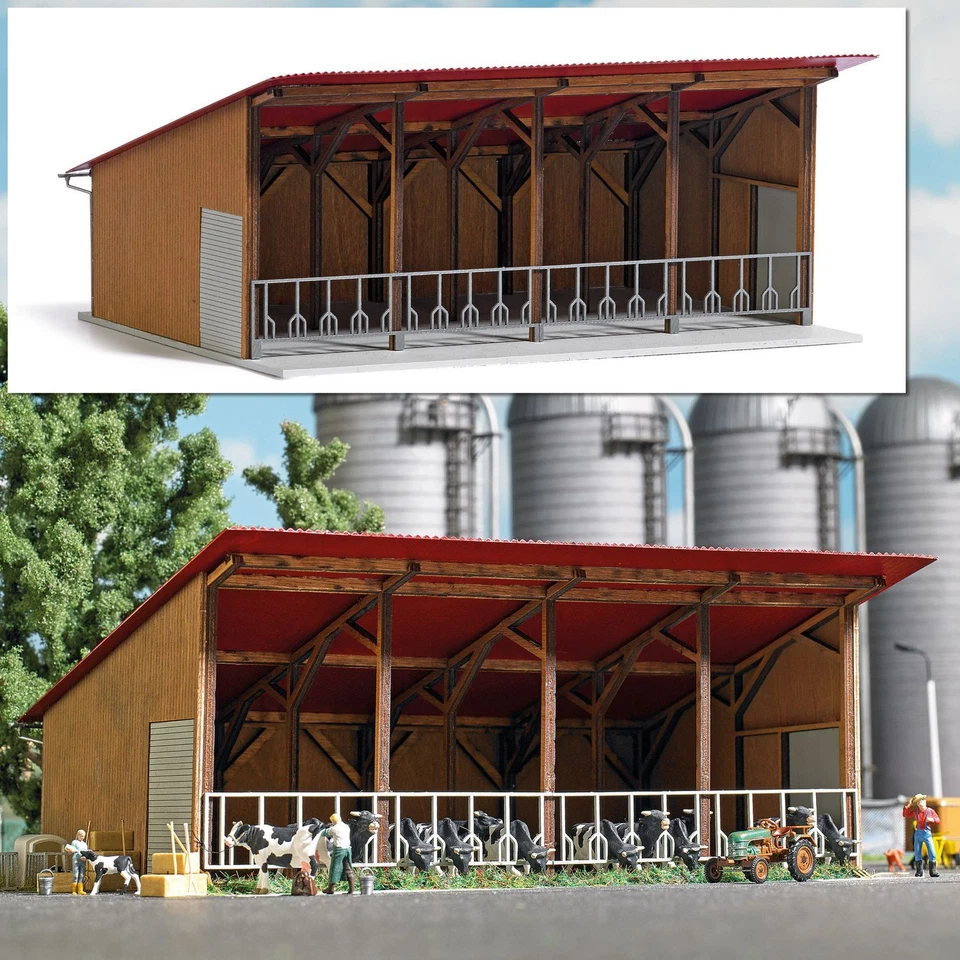 Busch H0 1902 Moderner Offenstall