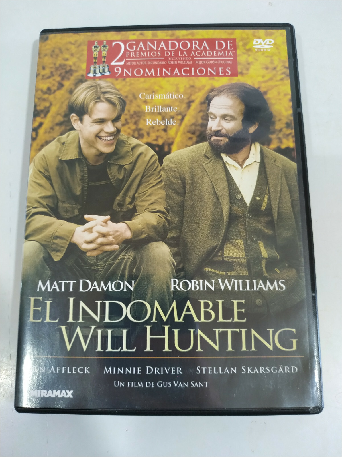 The Indomitable Will Hunting Matt Damon - DVD Español Ingles Region 2 - AM