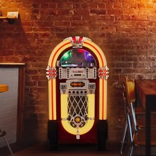 Jukebox LCD Musik Automaten Retro 50er Jahre Stil  mit LED-Beleuchtung 220-240V