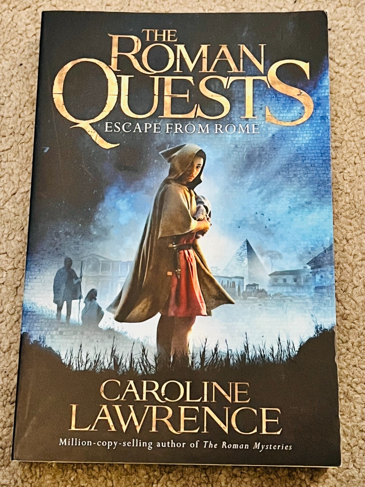 THE ROMAN QUESTS by CAROLINE LAWRENCE - signed by the author (SB728)