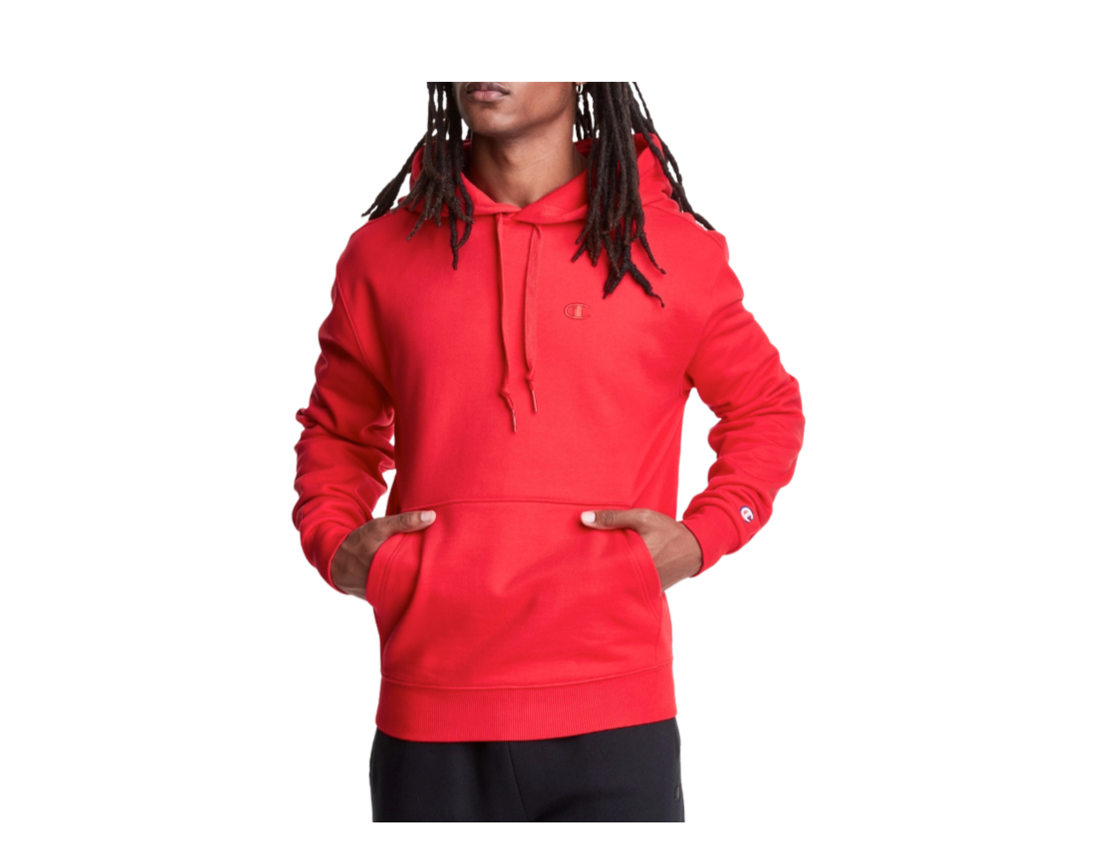 Champion C-Life Original Super Fleece Cone Hoodie Red S2202-586404-040 |  eBay