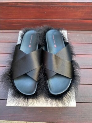 Simone Rocha HM feather slides