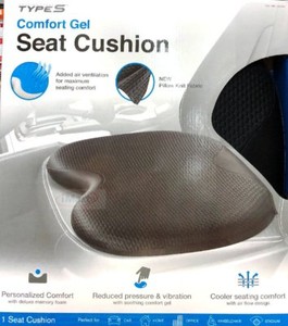 Types Comfort Gel Seat Cushion Comfort Cooler Gel Deluxe Memory