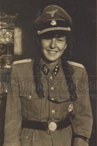 Girl Elite Uniform dressed German or Collaborate photo Girl Elite Uniform dressed German or Collaborate photo