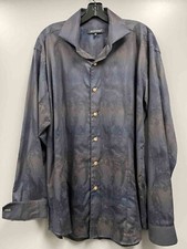 Bogosse Mens Long Sleeve Shirt, Size 5 XL , Paisley, Looks New 