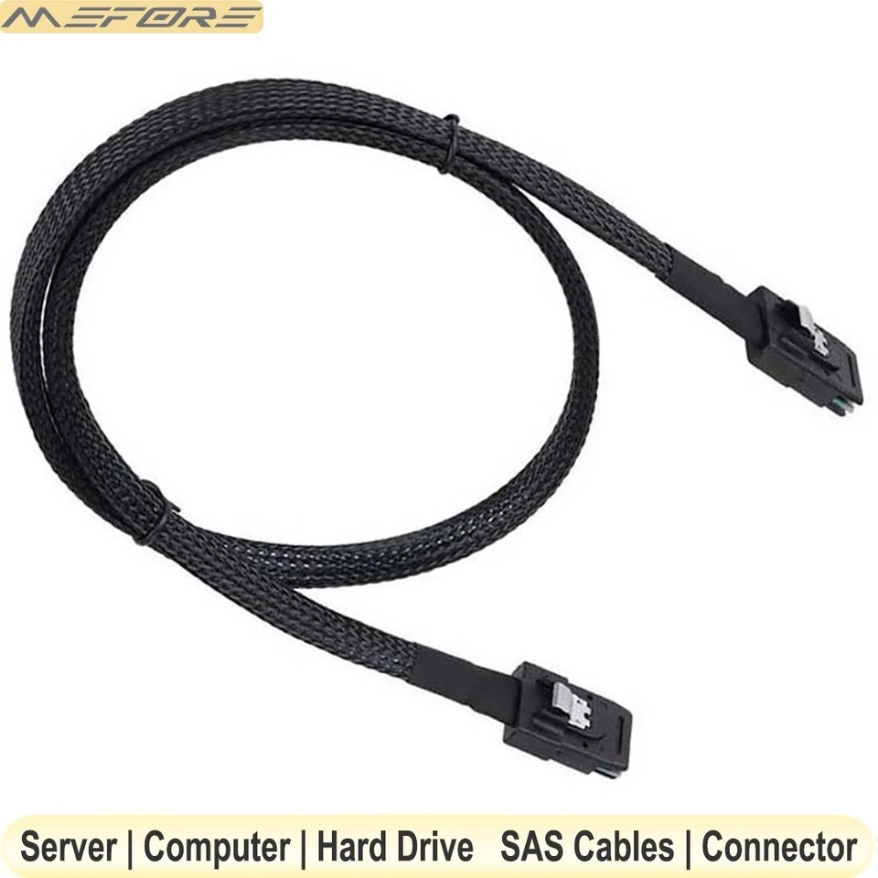 Mini SAS SFF-8087 HD to SFF-8087 36Pin Internal Server Hard Disk RAID Cable - Image 2 of 4