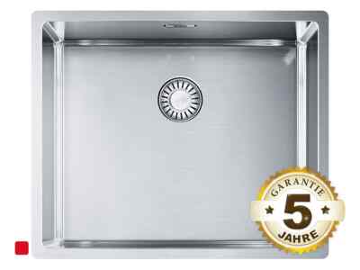 Franke Box BXX 110-50 Edelstahl-Spüle glatt Spülbecken Unterbau Küchenspüle 60cm