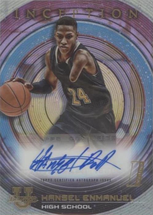 2022-23 Bowman Inception University - Hansel Enmanuel #BIA-HE - 1 of 2