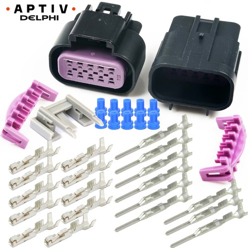 Delphi GT150 10-Pin w/ 18 20 GA Wire Kit, 10-Conductor, 15 Amps Sealed Connector - 第 1/6 張圖片