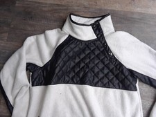 Ambercrombie  Fitch Motorcycle Sweater Black White L Mens A15