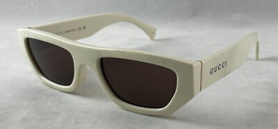 New With Tags Gucci GG1134S-003-53 Luxury Sunglasses GUCCI GG1134S GG 1134S 003 Cream sunglasses 53-19-145 | eBay main image 2