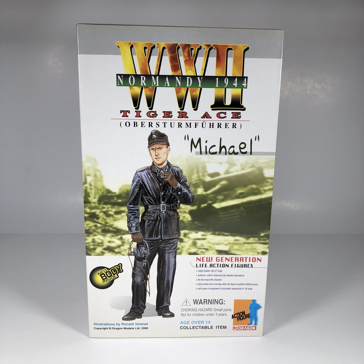 ドラゴン社 WWⅡ 1/6 NORMANDY 1944 TIGER ACE Dragon WWII Tiger Ace Michael Normandy 1944 Obersturmfuhrer