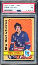 1972 O-PEE-CHEE - #254	STEVE VICKERS - PSA 7 NM - OPC