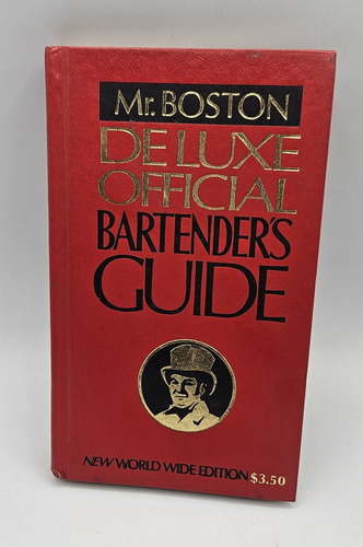 Mr. Boston's Deluxe Official Bartender's Guide Hardcover Boston - Spine DMG - Picture 1 of 12