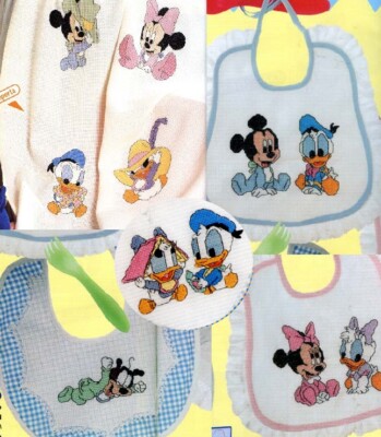 8 KREUZSTICHMUSTER BABY DISNEY FÜR LÄTZCHEN KINDERZIMMER CROSS STITCH AUF USB