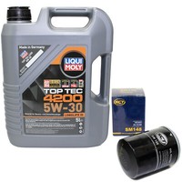 MotoröL Set 5W-30 5 Liter + ÖLfilter Sm 148 FüR Toyota Celica Avensis Corolla
