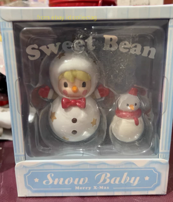 Popmart Snow Baby Merry X-Mas Sweet Bean Action Figure In