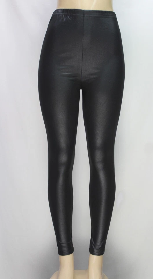 Leggings elásticos negros de cintura alta Boohoo para mujer talla 4 Foto 2 de 4