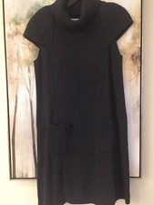 Calvin klein Sweater Dress  Women’s Size M ~grey ~EUC ~Nice Quality