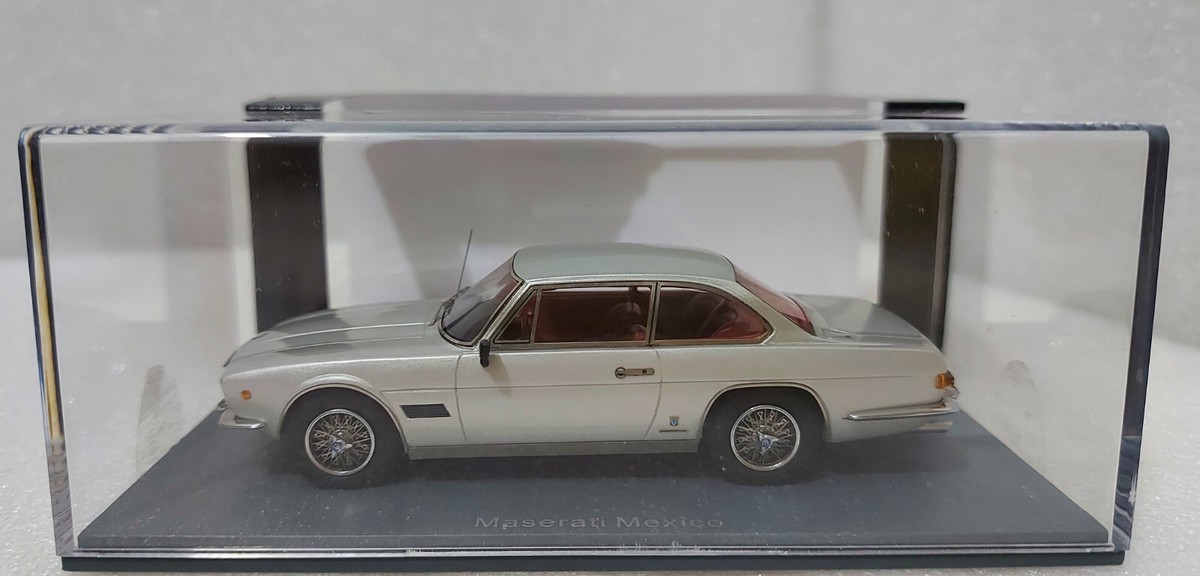 Maserati Mexico Coupe 1966 Silver 1:43 Neo 45650 EXTREMLELY RARE