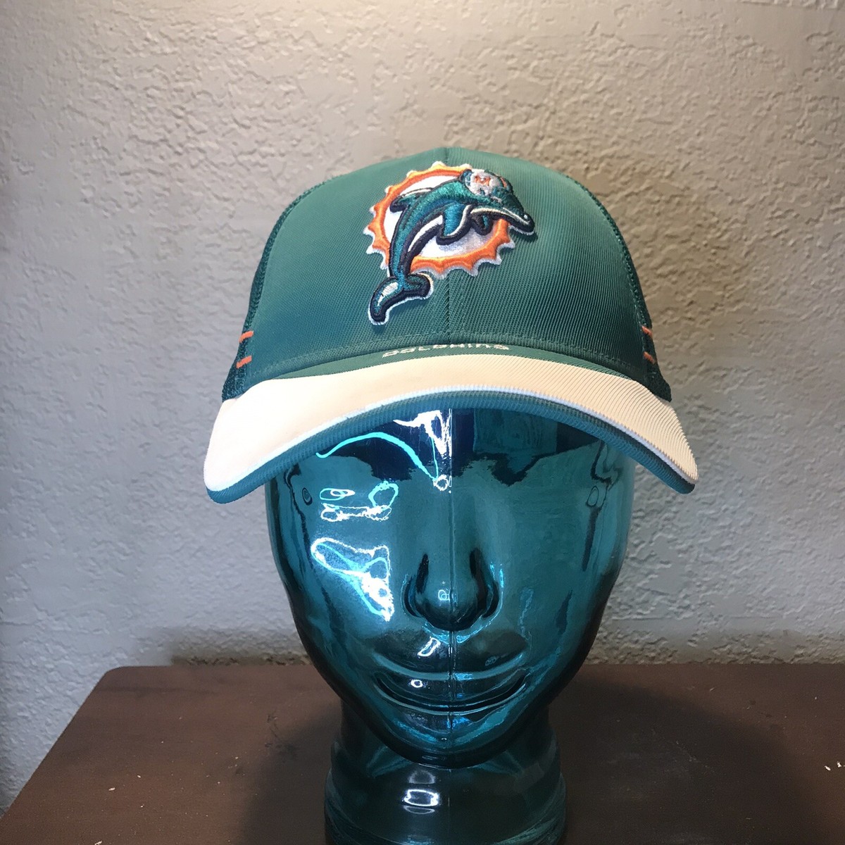 Miami Dolphins Reebok Equipment NFL Hat On-Field Cap