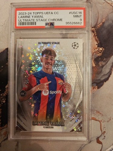 2023 Topps Chrome Lamine Yamal Ultimate Stage