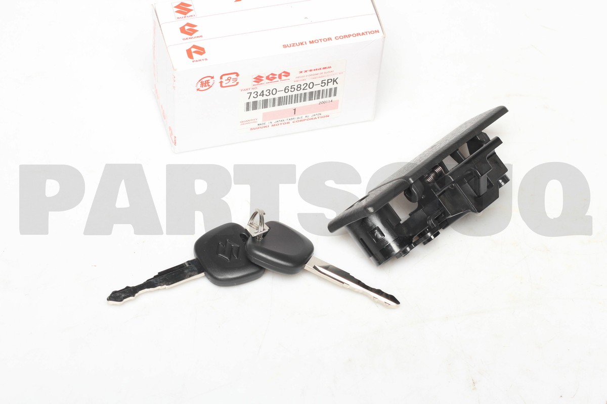 73430658205PK Genuine Suzuki LOCK, GLOVE BOX (BLACK) 73430-65820 
