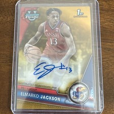 2023 Bowman U Chrome Elmarko Jackson Gold Lava Ref Auto - 1st Prospect #27/50