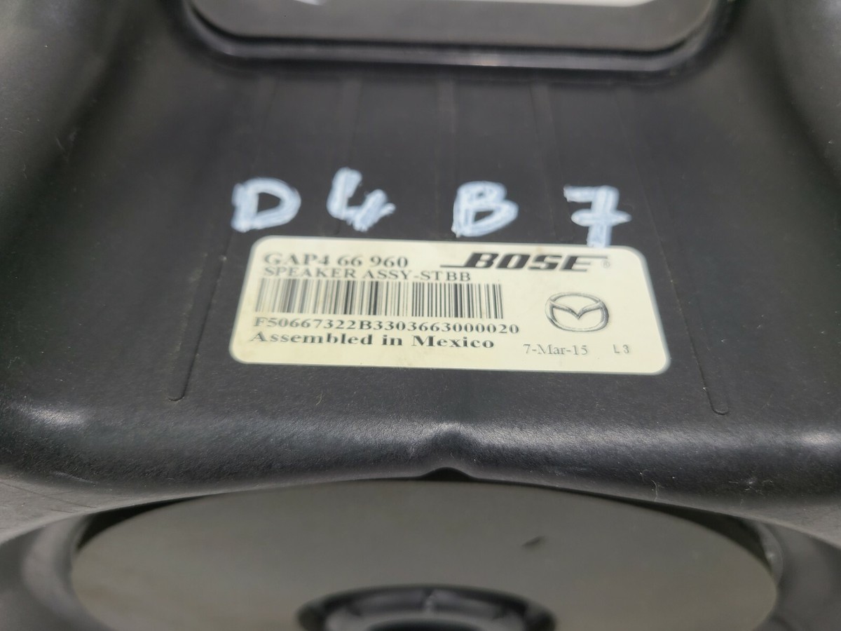 2010-2013 MAZDA 3 Hatchback Bose Subwoofer Speaker Assembly