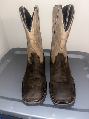 Wolverine W10765 Rancher Steel Toe Square ST WP Brown Boots Mens Sz 10.5