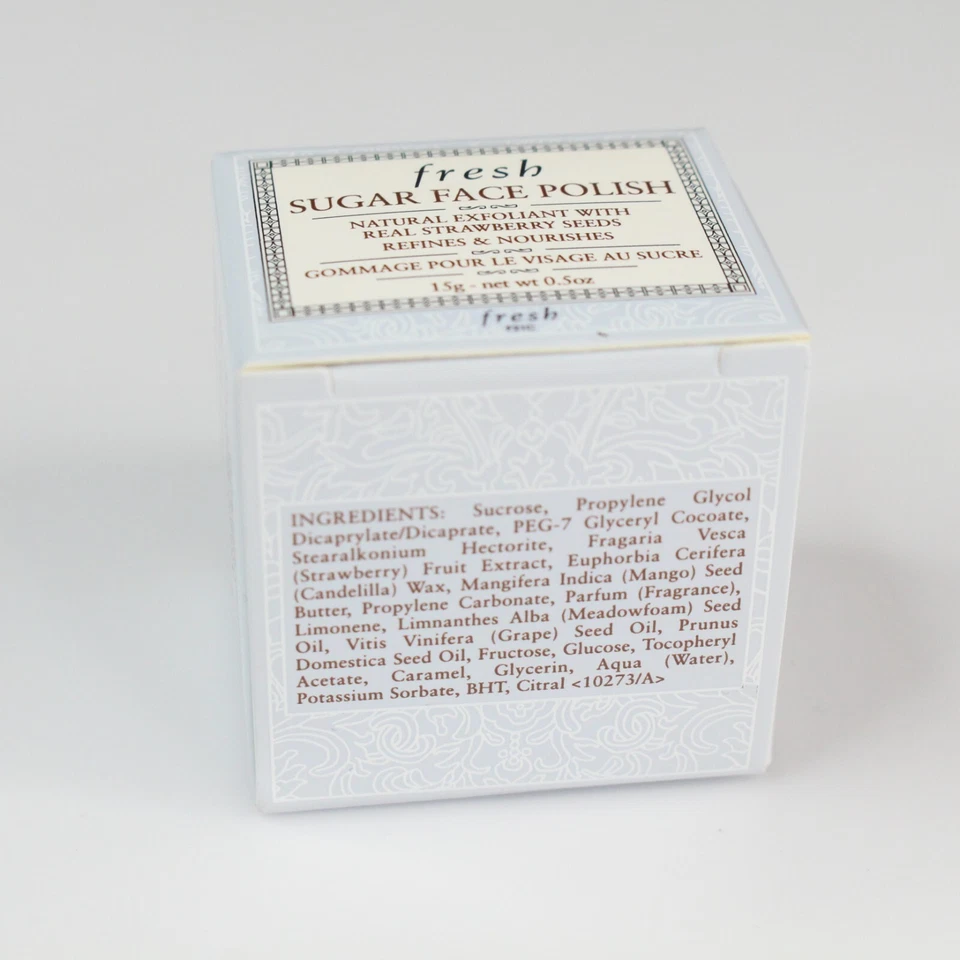 Fresh Sugar Face Polish Natural Exfoliant w/ Real Strawberries Travel Mini Size - Image 4 of 4