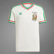 MEXICO National Team World Cup 86 Football Soccer  EL TRI White - Medium(USA-XS)