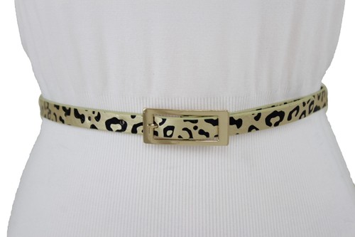 Rare Pretty Ballerinas Tan Black Leopard Print Women\'s Belt Large Limited Ed. Rare Pretty Ballerinas Tan Black Leopard Print Women main image 2