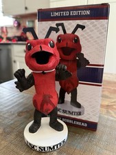 BLAZE the FIRE ANT University of South Carolina Sumter SGA Mascot Bobblehead NIB
