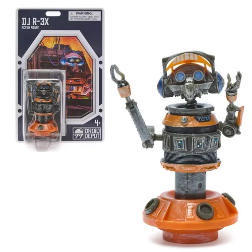2025 Disney DJ R-3X Action Figure Droid Depot Star Wars Galaxy's Edge Pilot Rex