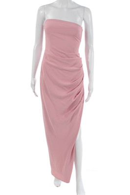 Lovers + Friends Women Bodycon Strapless Pink Dress Zip Size XS