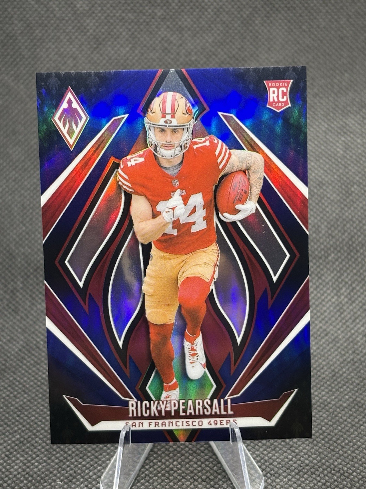 2024 Panini Phoenix - Rookies Ricky Pearsall #234 Blue Fade /249 (RC) 🔥🏈🔥