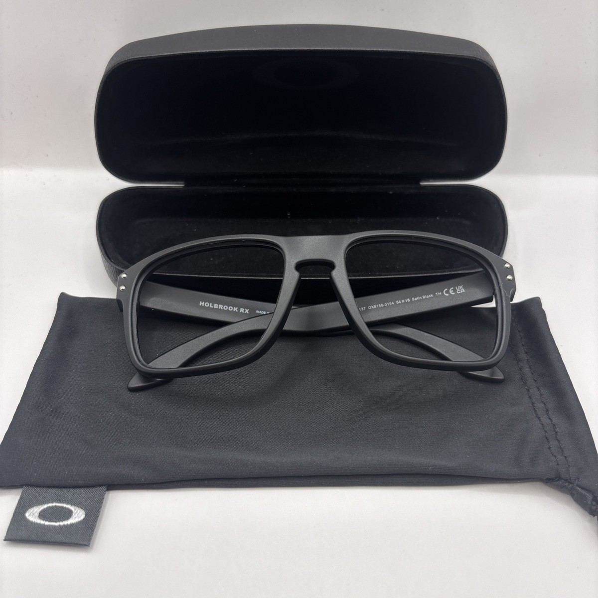 Oakley Holbrook RX Eyeglasses Frames Satin Black, 54-18-137