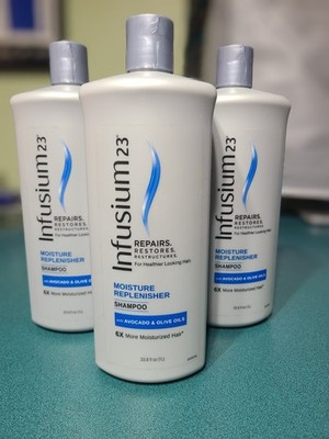NEW Infusium 23 Moisture Replenisher Shampoo 33.8 oz Rare Older Formula!