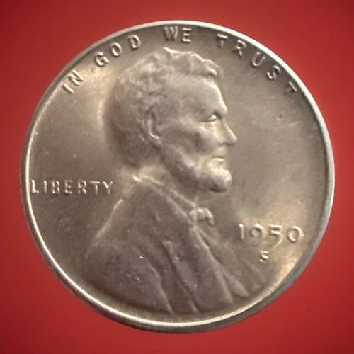 1950-S RED GEM BU Lincoln Wheat Cent “Superior Quality " FAST SHIPPING 1305