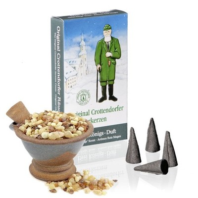 Original Crottendorfer - Smoking candles incense cone size M - Three Kings fragr