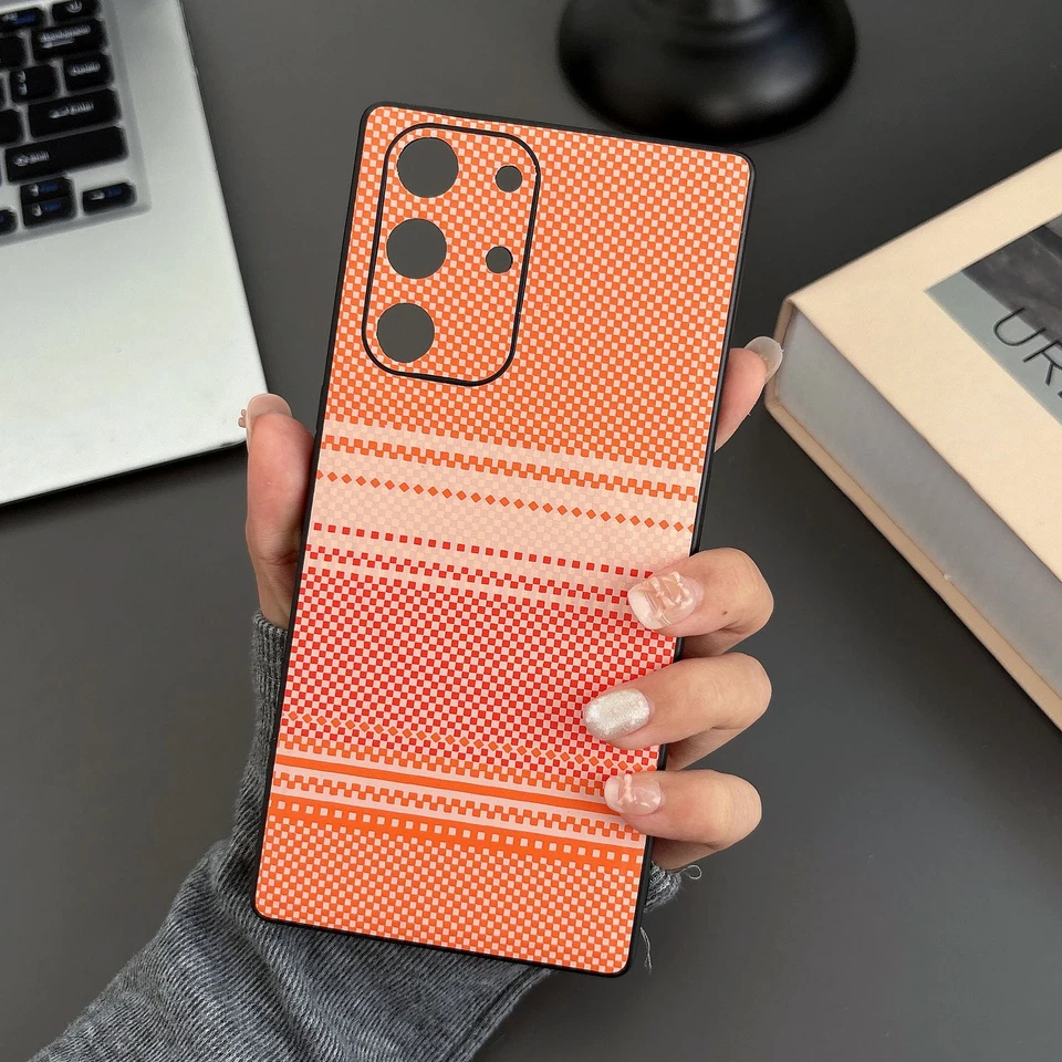 For ZTE nubia RedMagic 11 Pro+ Luxury Color-block Woven Pattern Phone Case Cover - Image 3 of 4