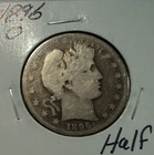 1896-O Silver Barber Half Dollar