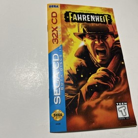 Fahrenheit (Sega 32X, 1995) Complete Free Fast Shipping- Must Read To Believe