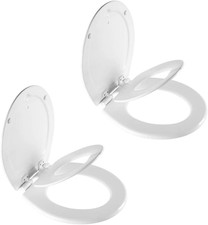 Mayfair Nextstep2 Toilet Seat with Built-In Potty Training Seat, Slow-Close, Rem