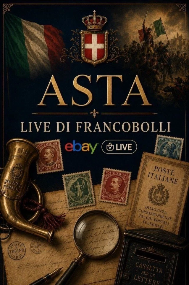 🕰️🇮🇹 Tesori della Filatelia Italiana ed estera - Asta in diretta!