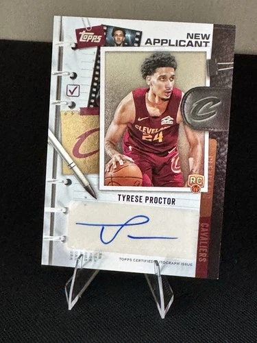 New Listing2025-26 Topps - Tyrese Proctor #NA-TP New Applicants Autographs - Cavaliers